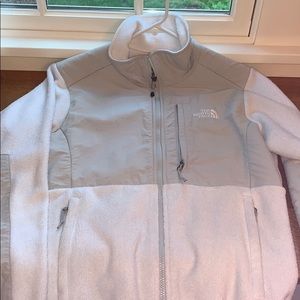 White North Face Denali Jacket